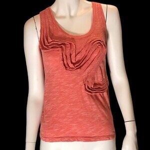 Anthropology little yellow button women top tank xsmall